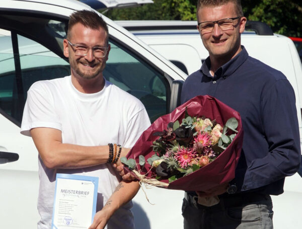 Meisterprüfung zum Gebäudereinigermeister bestanden