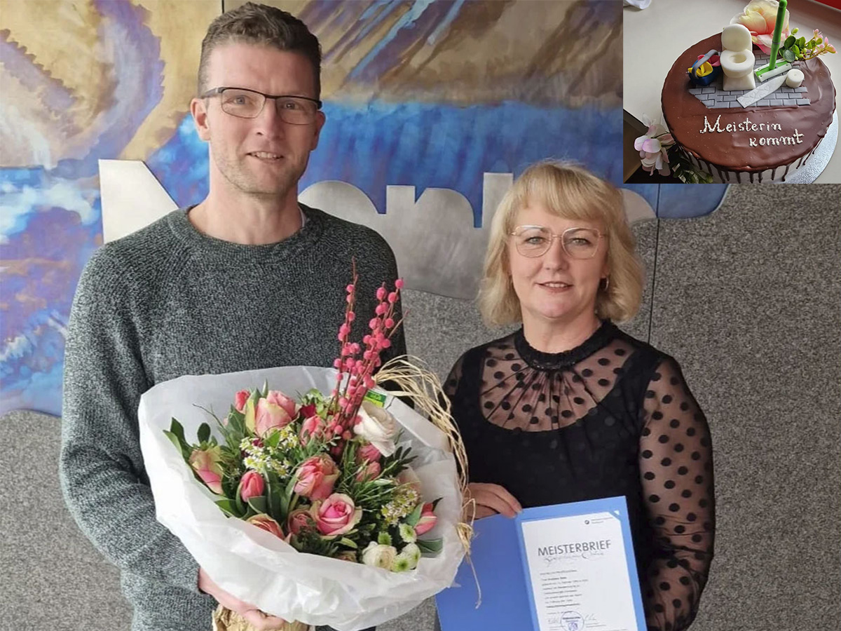 Wir gratulieren zur bestandenen Meisterprüfung